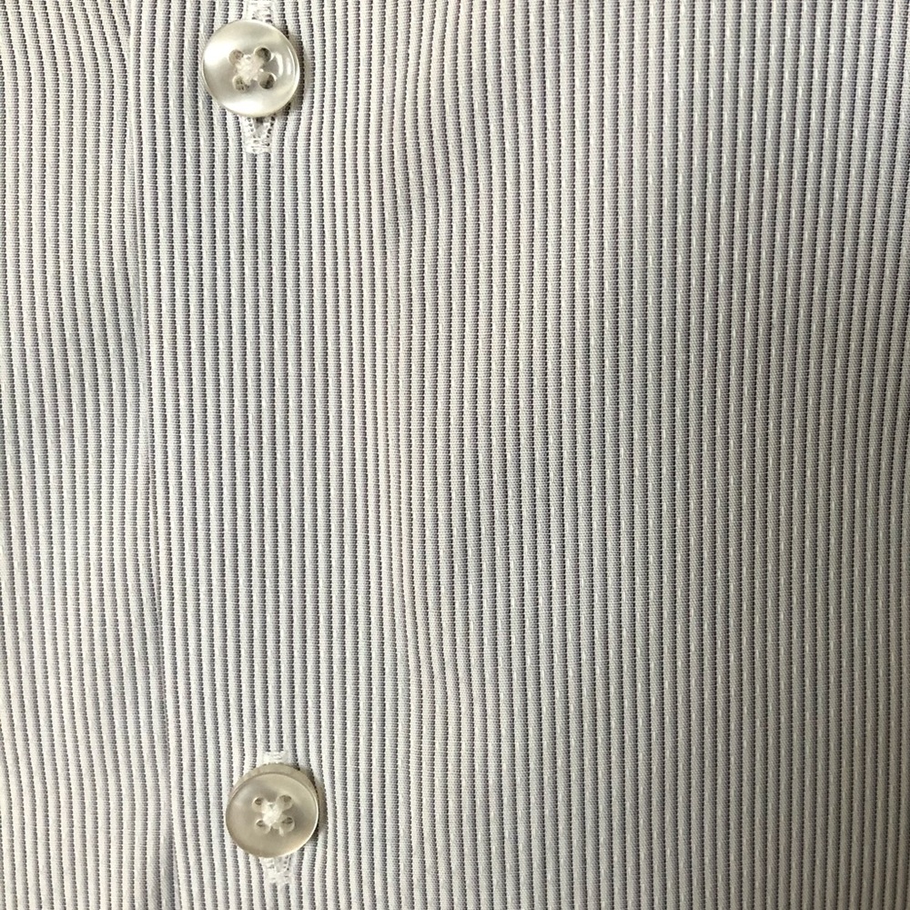Calvin Klein men’s striped slim fit dress shirt - Picture 2 of 4